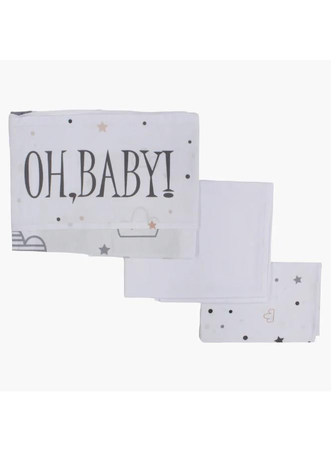 Berceau Cotton Bed Sheet Set Oh Baby Design - Image 2