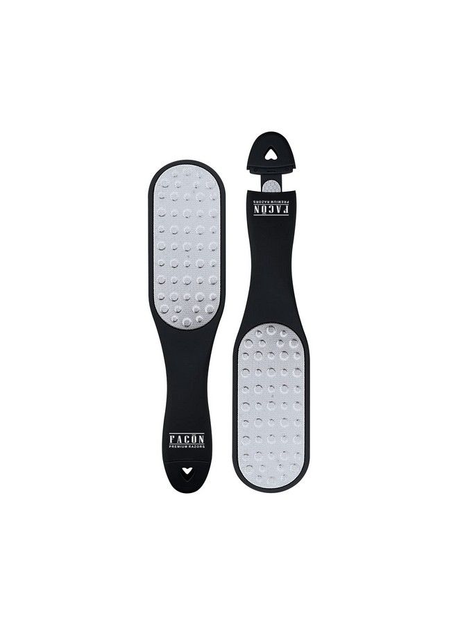 FACON Facón Professional Pedicure Foot File 3In1 Callus Remover With Mini File Premium Lasercut Surgical Grade Stainless Steel Removes Calluses Corns & Rough Skin - Image 2