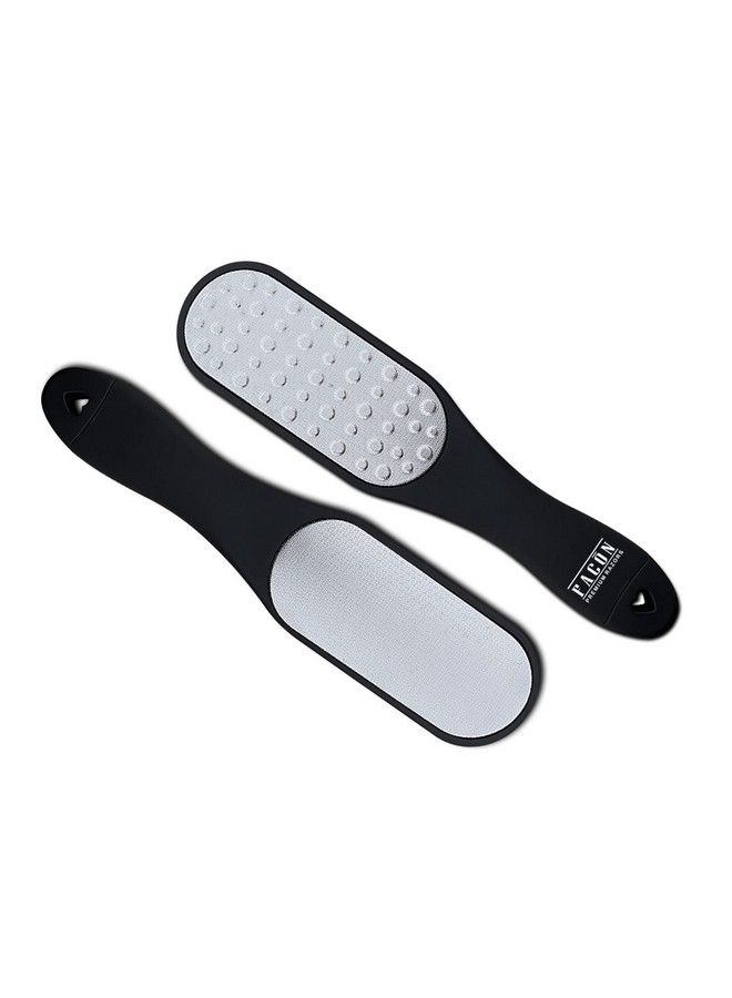 FACON Facón Professional Pedicure Foot File 3In1 Callus Remover With Mini File Premium Lasercut Surgical Grade Stainless Steel Removes Calluses Corns & Rough Skin - Image 3