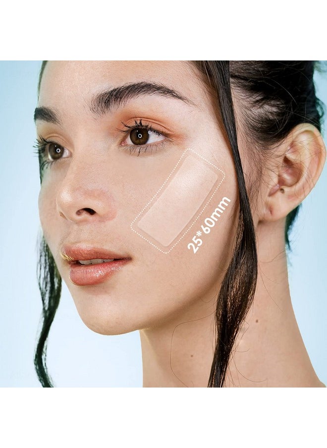 NiHealth Large Tea Tree Oil Acne Pimple Patch Absorbing Hydrocolloid Spot Transparent Matte Blemish Cover For Face, Body, Skin, 25Mm&60Mm (10 Counts)  - Image 3