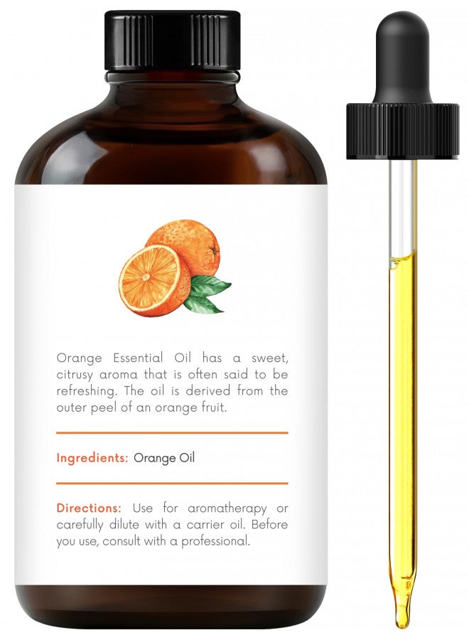 handcraft Blends Handcraft Sweet Orange Essential Oil - 100% Pure and Natural - Premium Therapeutic Grade with Premium Glass Dropper - Huge 4 fl. Oz  - Image 4