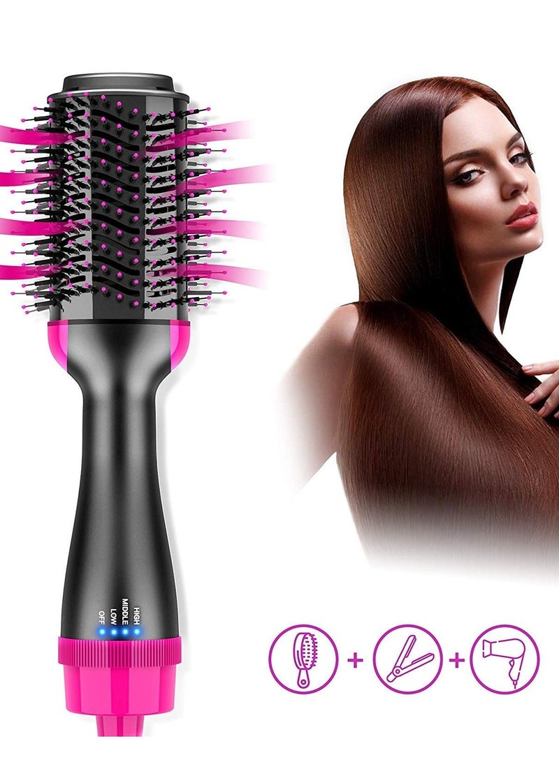 فون بلانيت 1. One step hair dryer volumizer, salon hot air paddle styling brush negative ion generator hair straightener curler for all hair types. 2 ... - Image 1