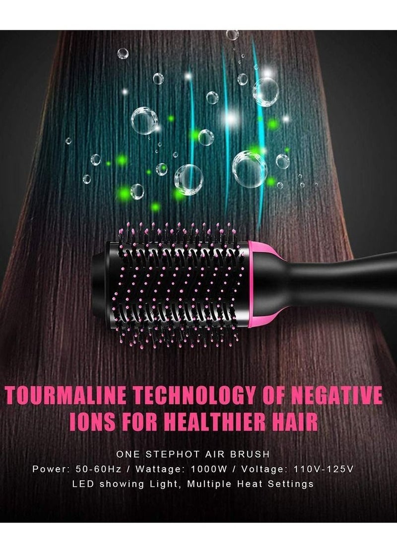 فون بلانيت 1. One step hair dryer volumizer, salon hot air paddle styling brush negative ion generator hair straightener curler for all hair types. 2 ... - Image 2
