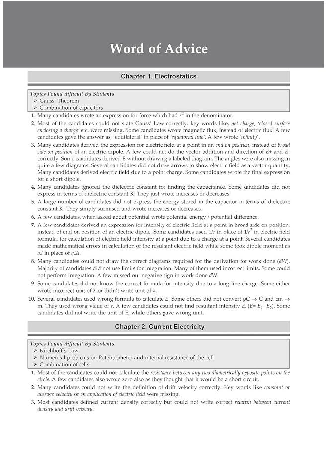Oswal - Gurukul Physics Most Likely Question Bank: ISC Class 12 for 2023 Exam