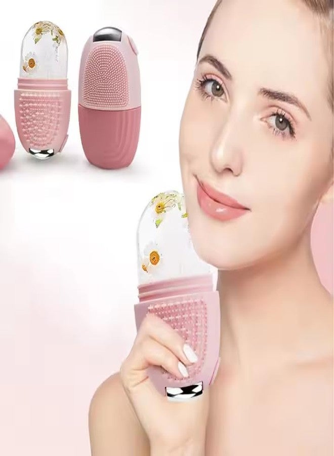 Conziv Ice Roller for Face and Eye, Silicone Ice Facial Roller Ice Holder, Face Ice Mold Skin Care, Face Icers Reusable Ice Cube Roller for Shrink Pores Anti Wrinkle Reduce Puffiness - Image 5
