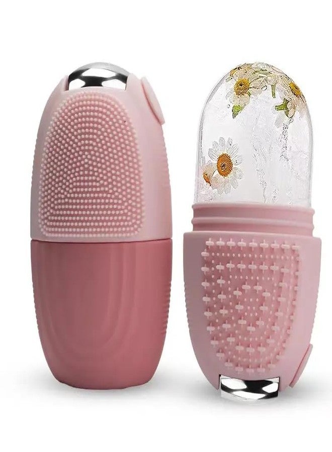 Conziv Ice Roller for Face and Eye, Silicone Ice Facial Roller Ice Holder, Face Ice Mold Skin Care, Face Icers Reusable Ice Cube Roller for Shrink Pores Anti Wrinkle Reduce Puffiness - Image 1