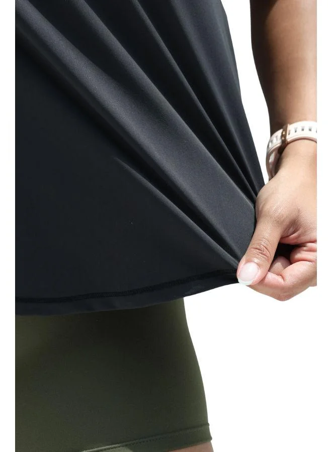 موهوكي موهوكي توب Active Short Sleeve Top - أسود