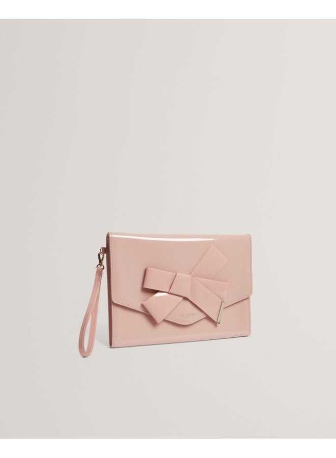 Ted Baker حقيبة ظرف بتصميم عقدة على شكل bow - Image 1