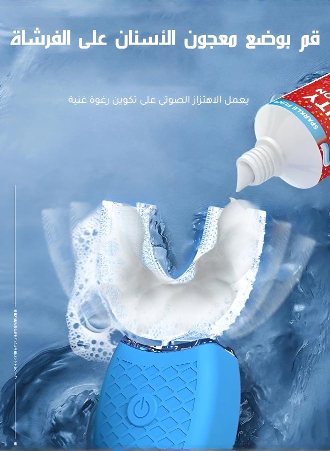 فرشاة أسنان كهربائية بالموجات فوق الصوتية على شكل حرف U - ثلاثة أوضاع للتنظيف - Image 4