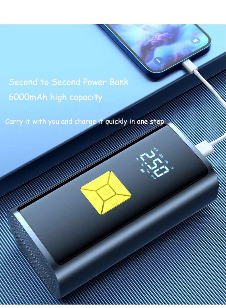 Arabest Tire Inflator Portable Air Compressor,  Electric Air Pump for Car Tires,  Cordless Tire Pump 2X Faster Inflation with Auto Shut-Off Air Compressor for Car, Motor, Bike, Ball - Image 2