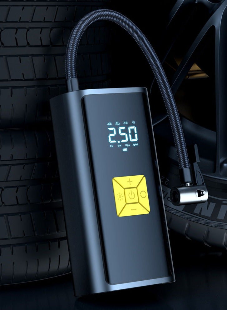 Arabest Tire Inflator Portable Air Compressor,  Electric Air Pump for Car Tires,  Cordless Tire Pump 2X Faster Inflation with Auto Shut-Off Air Compressor for Car, Motor, Bike, Ball - Image 5