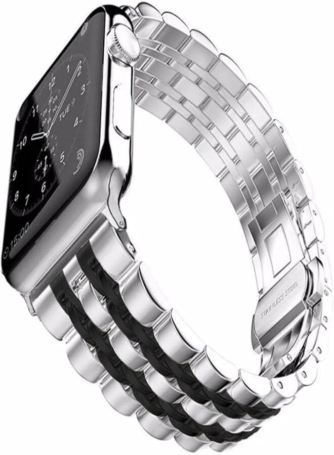 Next Next store Metal Band Compatible with iWatch Band 41mm 40mm 38mm, Adjustable Stainless Steel Replacement Strap for iWatch Series 7/6/5/4/3/2/1, SE