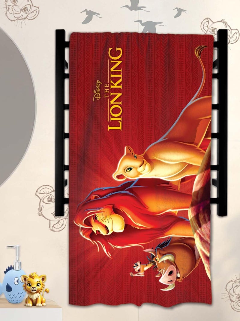Athom Living Lion King Kids Bath Towel, Super Absorbency, Attractive Print for Kids 60x120 Cm - Image 2
