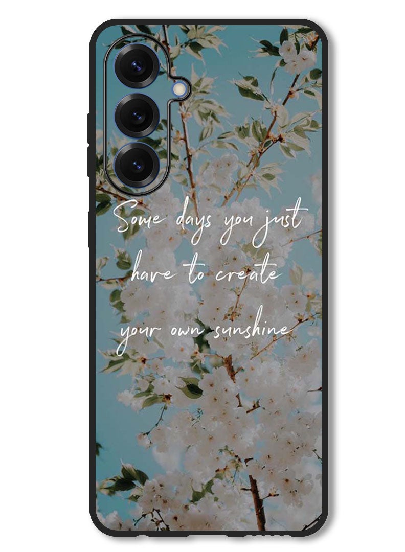 Theodor Case Compatible with Samsung Galaxy A56 Protection Shockproof Bumper Cover Create your sunshine - Image 1