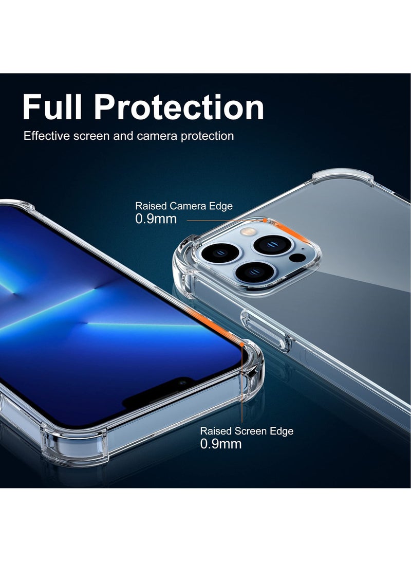 BORTONY iPhone 14 Pro 6.1 inch Case Clear Crystal Anti-Yellow Anti-Scratch with 4 Corner Bumper Shockproof Protective Phone Cover for iPhone 14 Pro - Image 4