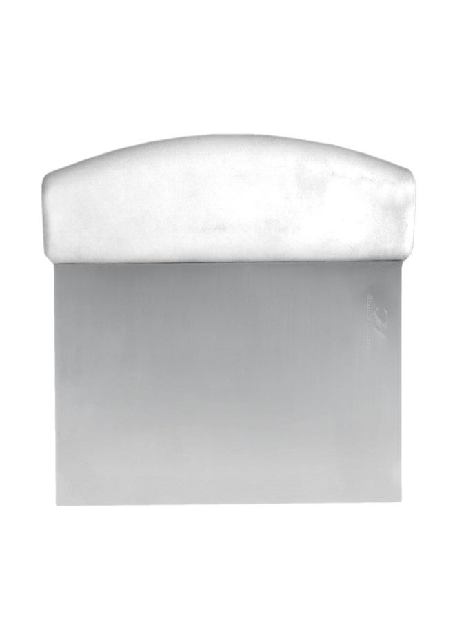 Excellanté 6 by 4-Inch Dough Scraper, Plastic Handle - Image 2
