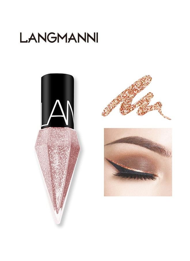 LANGMANNI - Liquid Glitter Eyeliner, Metallic Shimmer White Diamond Eye Liner Stick, Waterproof Long Lasting Quick Drying High Pigmented Sparkle Eyeshadow, Glitter Eyeliner for Eye Makeup(Mermaid) - Image 1
