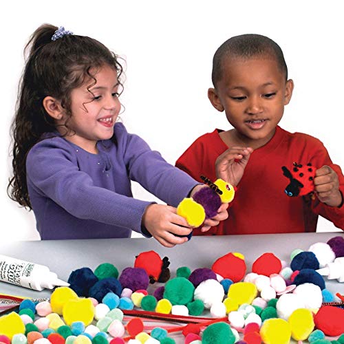 Creativity Street Pom Pons 100Piece x 1 Inch Rainbow - Image 5