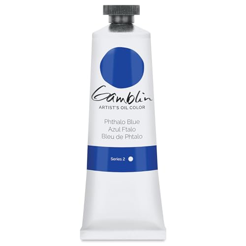 Gamblin Artist's Oil Colors phthalo Blue 37 ml - Image 1