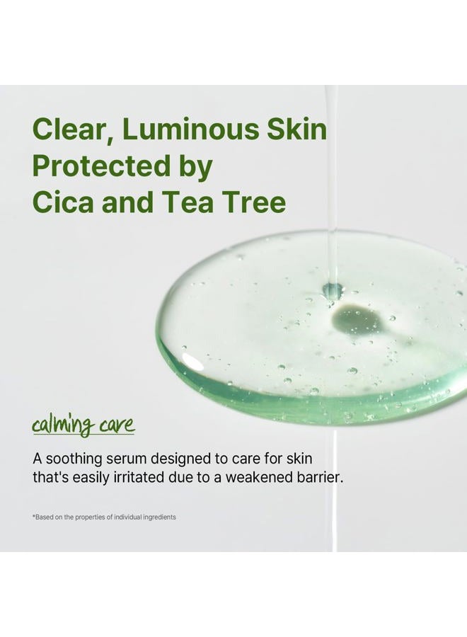 Avca Cica Tea Tree Calming Serum 100ml(3.38 fl. oz) – Soothing for Redness & Sensitive, Blemish-Prone Skin, Oil Control K-Beauty - Image 3