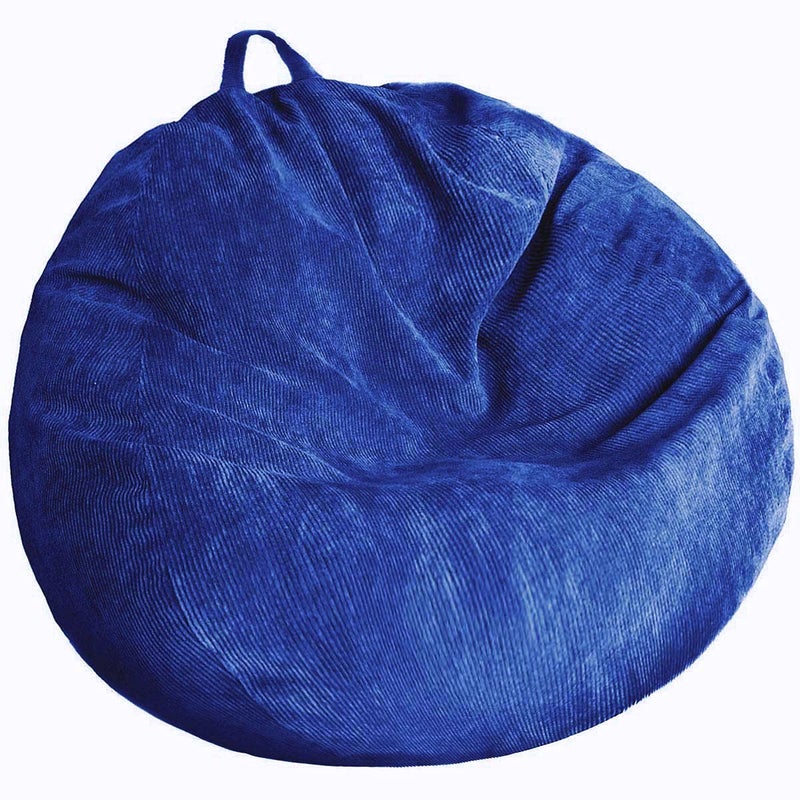 Bean Bag Chair Cover No Filler Stuffed Animal Storage Bean Bag Cover Pets DogsCats Lazy Beds Washable Ultra Soft Corduroy Stuffed for Organizing Plush Toys or Textile Sack Bean Bag