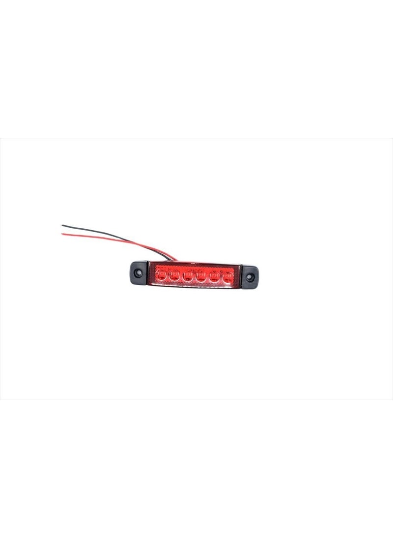 Emir - 10Pcs Red Finger Lamp 6 LED Waterproof 12V 24V - Image 1