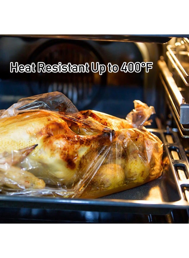 WRAPOK Oven Cooking Bags Medium Size Roasting Baking Bag for Meats Ham Ribs Poultry Seafood on Thanksgiving, 14 x 17 Inch - 15 Bags Total(Pack of 3) - Image 5