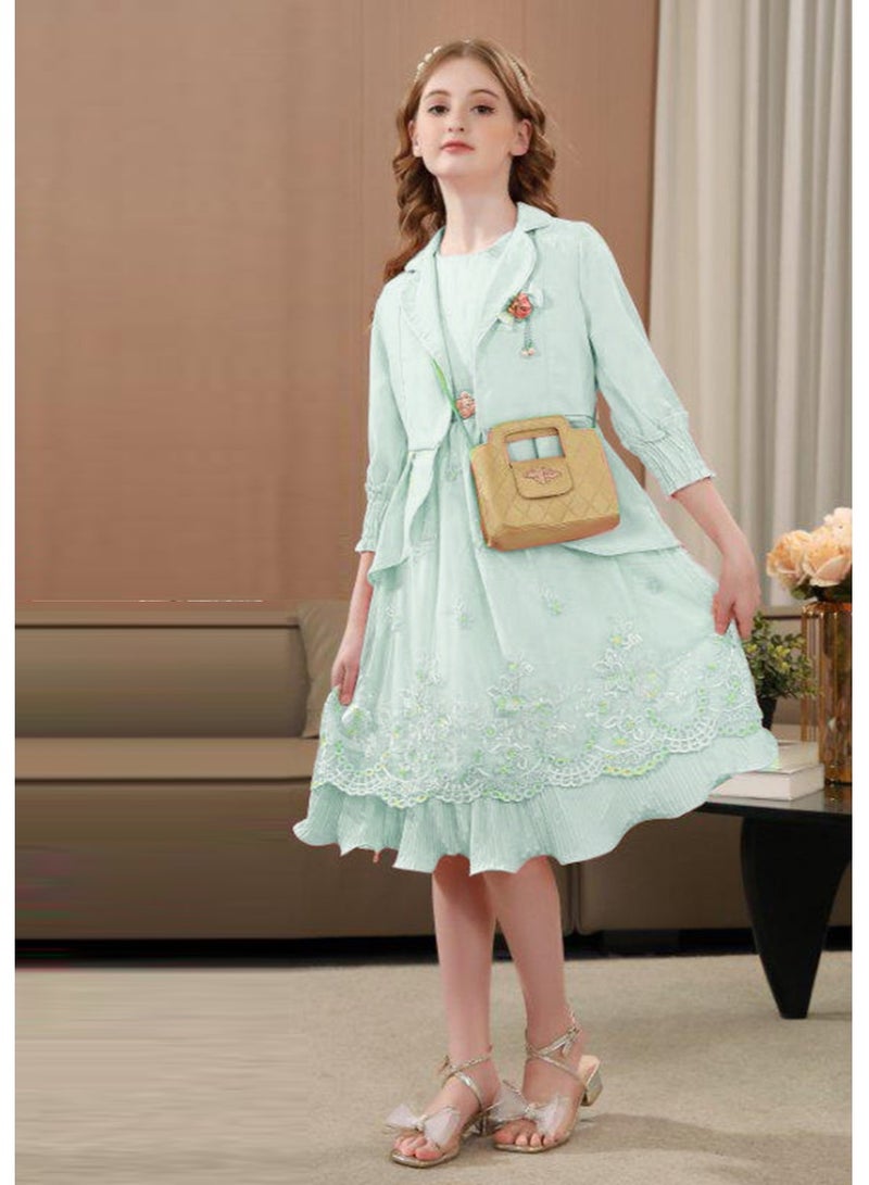 MyesuQ Girls' dress in the latest fashion trends, suitable for holidays and special occasions