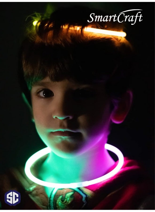 Smartcraft - Glow Stick, Glow Stick Bracelets, Colors Party Favors Supplies (Pack Of 50) - Image 1
