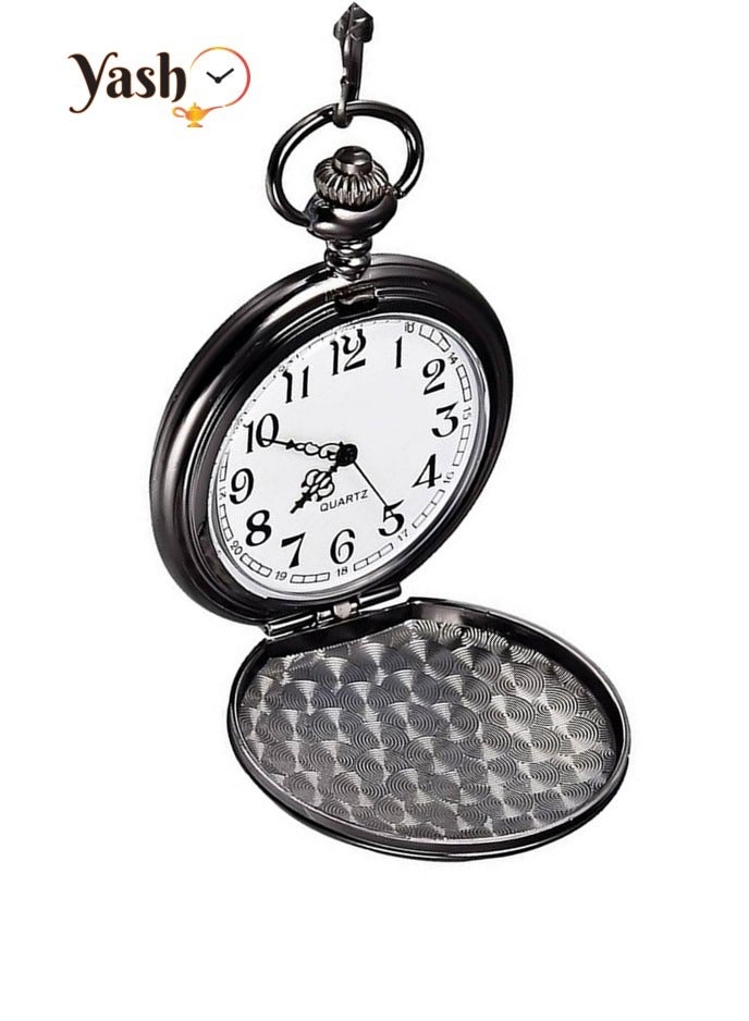 Yash Retro Pocket Watch for Husband I Love You Quartz Timepiece with Chain and Elegant Packaging – A Perfect Gift - Image 5
