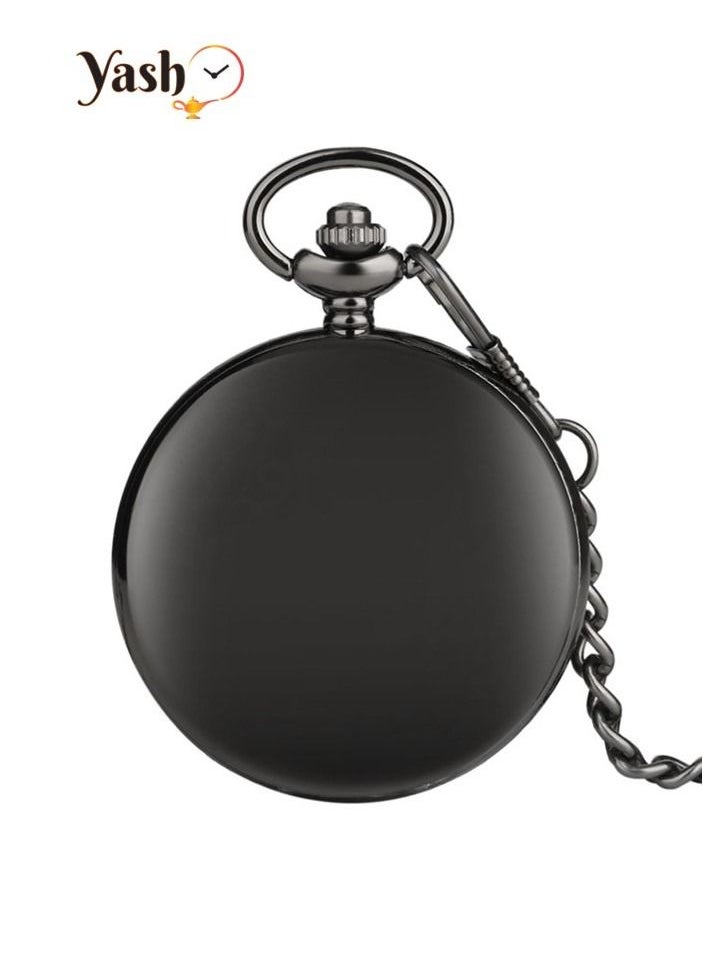 YASH - Yash Retro Style I Love You Quartz Pocket Watch For Husband Wife Mom Dad Son Daughter Teacher With Chain And Yash Packaging - Image 1