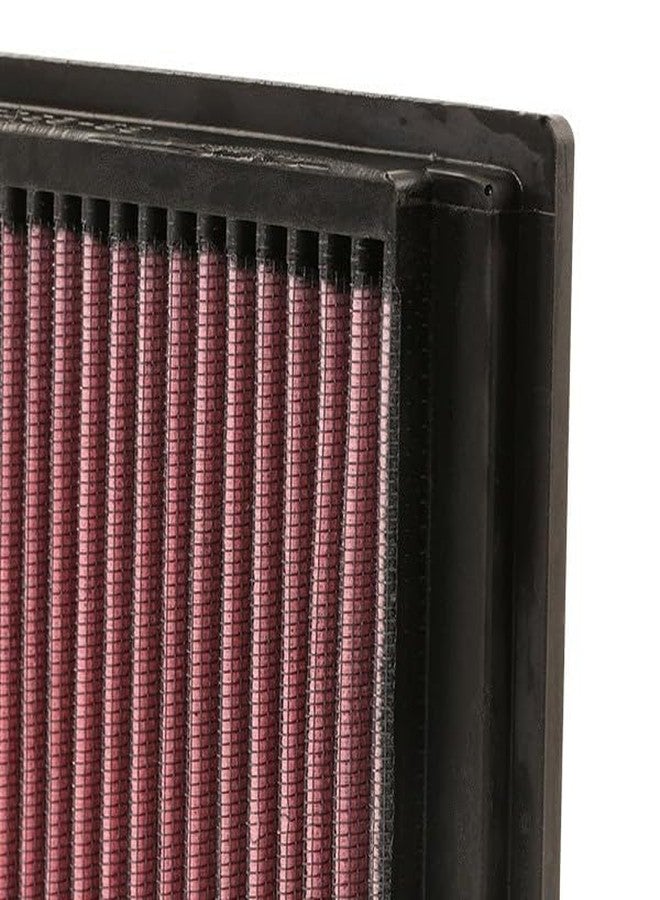 K&N High-Flow Original Lifetime Engine Air Filter: Increase Power & Acceleration, Washable, Premium, Replacement Car Air Filter: Compatible with 2005-2019 Chevy(Corvette) 33-2305 - Image 3