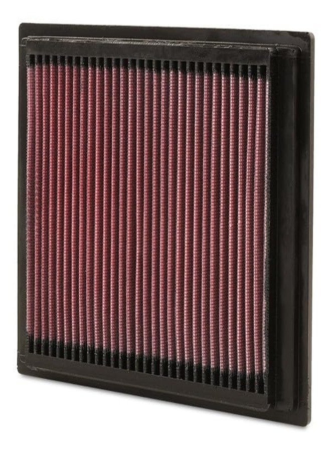 K&N High-Flow Original Lifetime Engine Air Filter: Increase Power & Acceleration, Washable, Premium, Replacement Car Air Filter: Compatible with 2005-2019 Chevy(Corvette) 33-2305 - Image 2