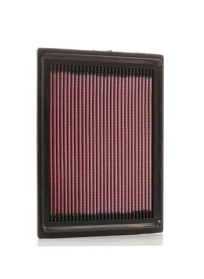 K&N High-Flow Original Lifetime Engine Air Filter: Increase Power & Acceleration, Washable, Premium, Replacement Car Air Filter: Compatible with 2005-2019 Chevy(Corvette) 33-2305 - Image 1