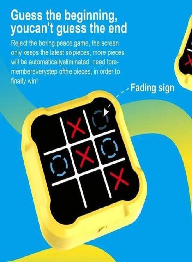 Tic-Tac-Toe Game Electronic Trouble Board Games Set Portable Indoor Party Gifts Puzzle Toy for Children - Image 4