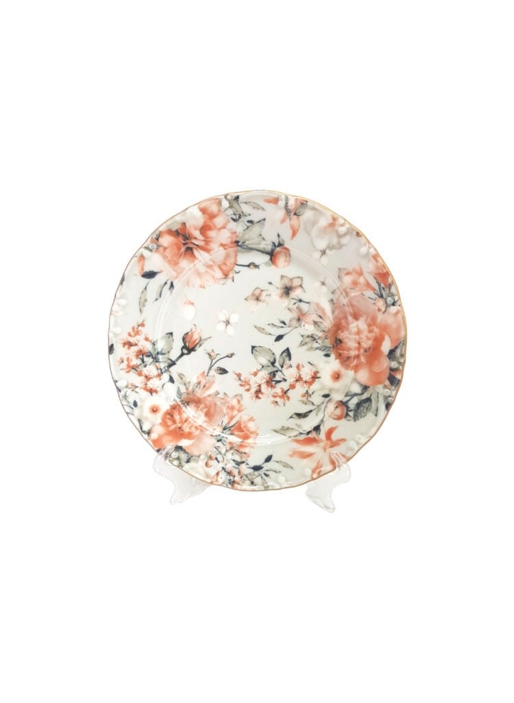 طقم عشاء بورسلين 43 قطعة تركى 6 طبق كبير 6 طبق صغير 6 طبق غويط كبير 6 بوله شوربه كبير 6 مج كافيه كبير 3 سرفيس 3 مقاسات شياله 2 دور طقم تقديم 4 قطع طبق فاكهه 2 ملاحه بوله سلطة كبيرة - Image 5