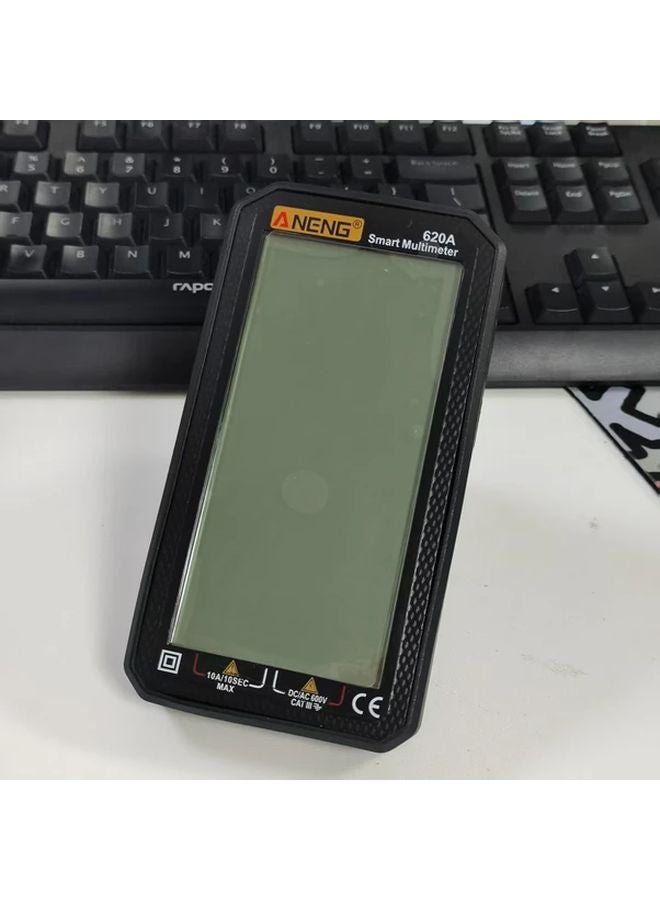 ANENG 620A Black Digital Multimeter 6000 Count Large Screen Auto Ranging High Precision - Image 2