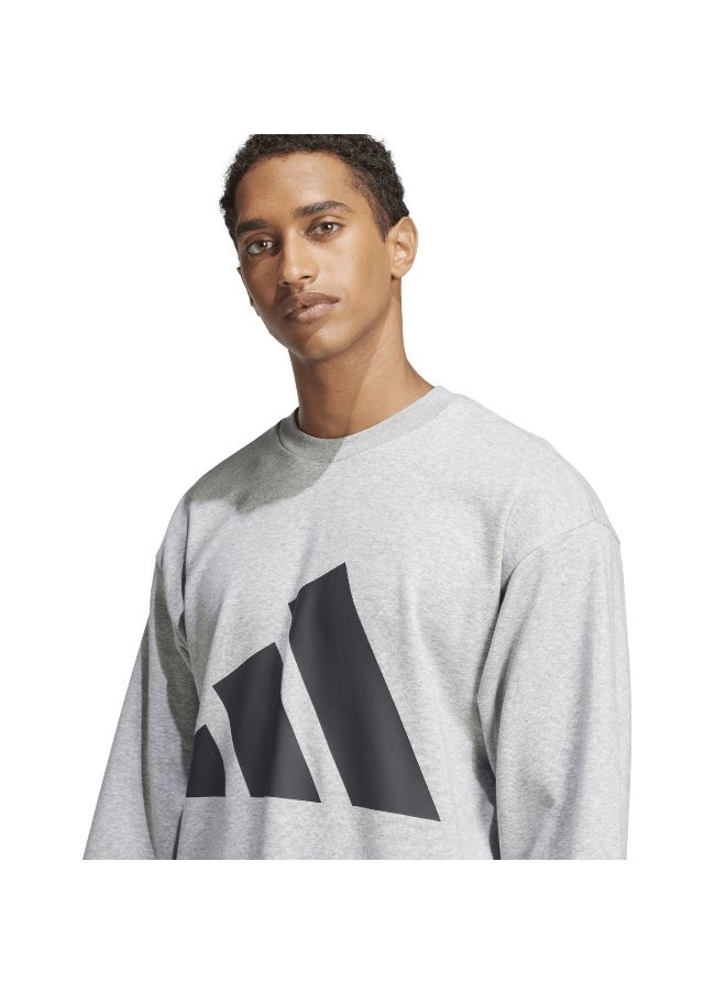 Adidas adidas essentials big logo french terry men sweatshirt  - Image 5