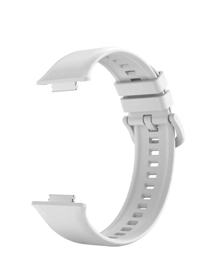 2pc Silicone Watch Strap Band For Huawei Watch Fit 2 White Black - Image 3