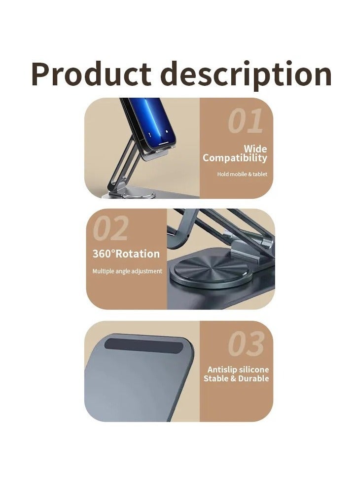 Jmary MK-60 Mobile Phone Tablet 360 degree Desktop Holder - Image 4