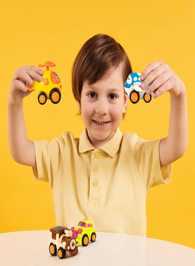 SHUDAUSHI سيارات ألعاب تعمل بالاحتكاك من SHUDAUSHI®، ألعاب سحب للأطفال، ألعاب سيارات، سكوتر للأطفال، هدايا أعياد ميلاد للأطفال الصغار، ألعاب سحب للخلف للأطفال، ألعاب للأطفال حديثي الولادة (قطار وطائرة هليكوبتر) - Image 5