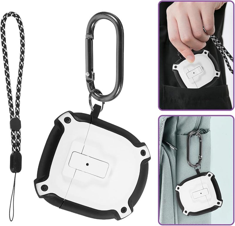 Soft Touch Protective Earbud Case for Earbuds II Scratch Resistant Holder White - Image 5