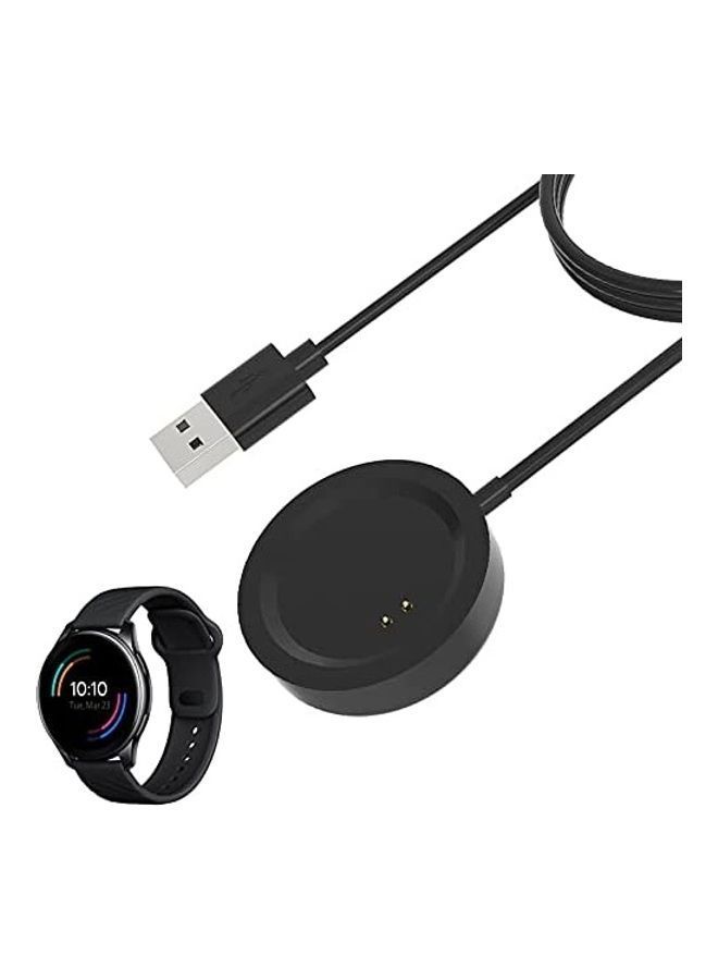 NIBEMINENT Charging Base For OnePlus Smart Watch Black  - Image 2
