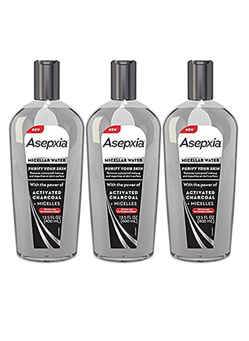 Asepxia Charcoal Micellar Water Multipack (Pack of 3) - pzsku/ZAC6FD3A59186E545AEB5Z/45/_/1740659463/9f7e2787-1445-47d2-8e5b-c9c0be70fd6e