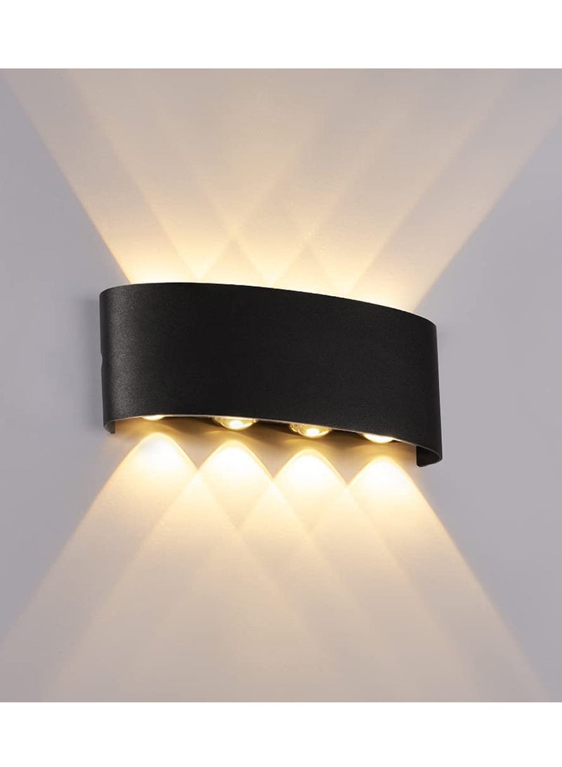 Next Life 8 LED Outdoor Sconce Wall Light Aluminum Wall Light for Bedroom Hallway and Garden - Image 1