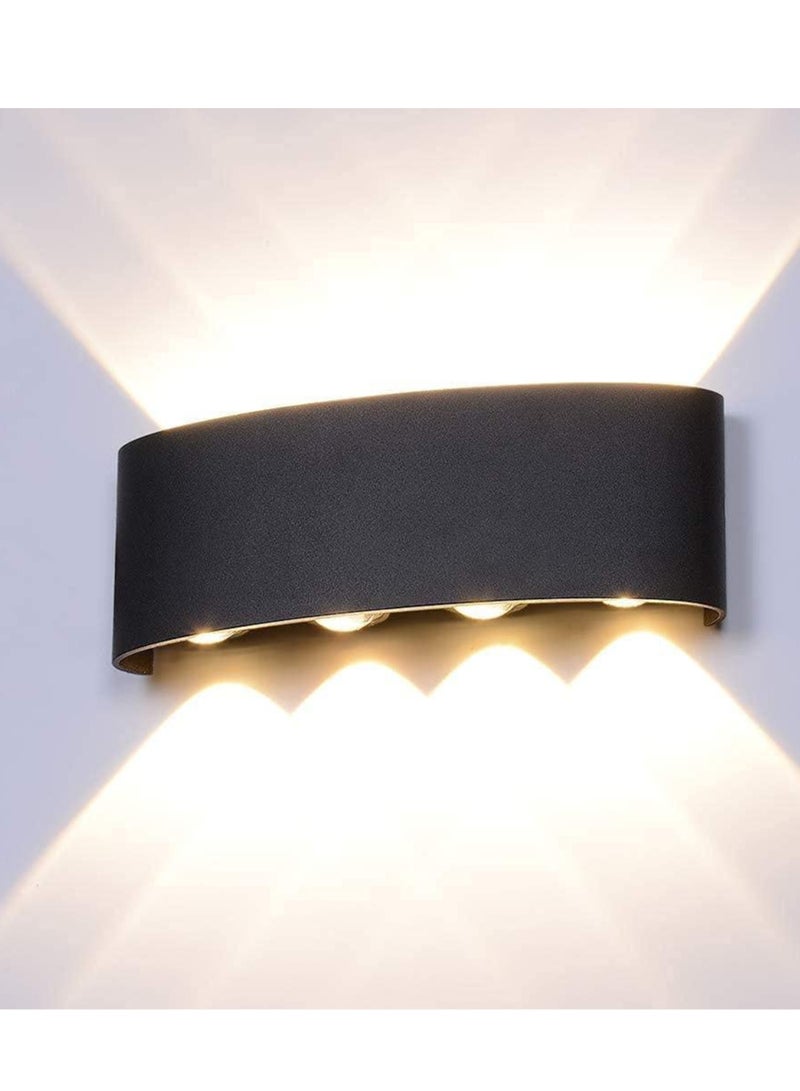 Next Life 8 LED Outdoor Sconce Wall Light Aluminum Wall Light for Bedroom Hallway and Garden - Image 4