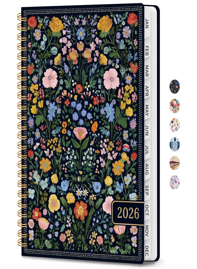 ZOTIA 2026 Planner, Weekly and Monthly Planner for Women, January 2026 to December 2026, Pretty Hardcover 2026 Calendar Planner Book with Tabs, Inner Pocket, Spiral Bound, Perfect Office Home School - Image 1