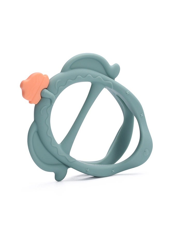 Baby Silicone Mitten Teething Chew Toy for Babies 3-6 Months 6-12 Months, Anti-Drop Teether Glove BPA-Free for Girls and Boys Sucking Biting Needs Soothing Gums Pain Relief  - Image 1