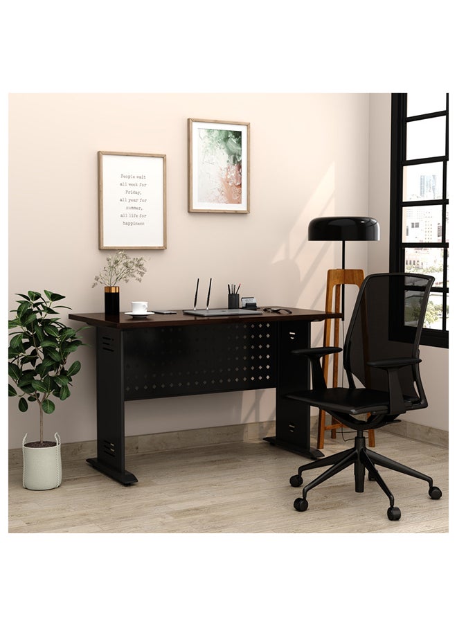 Steel Workstation Desk with Adjustable Height and Wooden Top Black 75x120x60cm - pzsku/ZAC70011651AE88A29894Z/45/_/1715803259/bd18b5c4-0f7c-4935-9550-8a20e7ca5c58