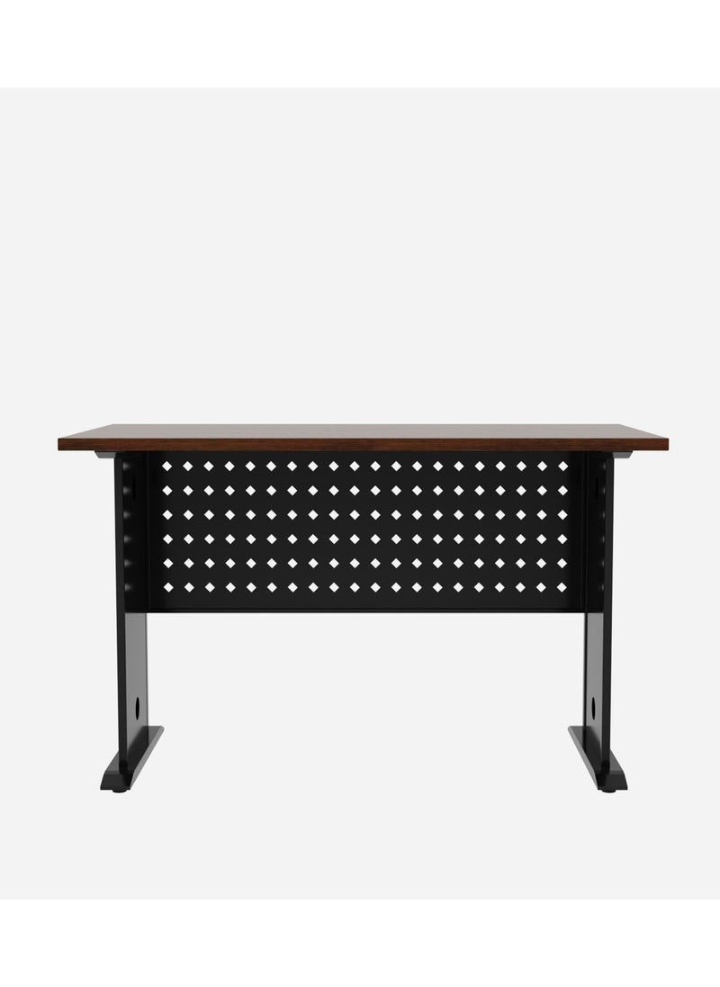 Steel Workstation Desk with Adjustable Height and Wooden Top Black 75x120x60cm - pzsku/ZAC70011651AE88A29894Z/45/_/1718366048/f0dbe67f-1279-4251-99ad-61e0cd4e6964